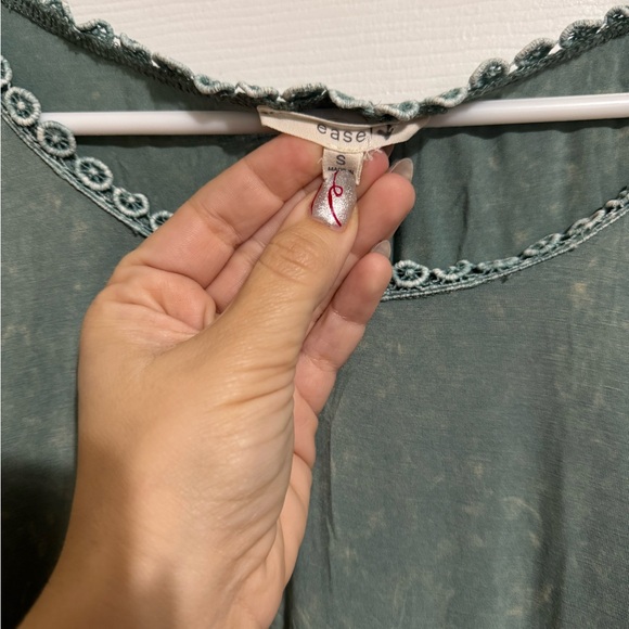 Elegant Green Women's Top by Easel - Picture 3 of 4